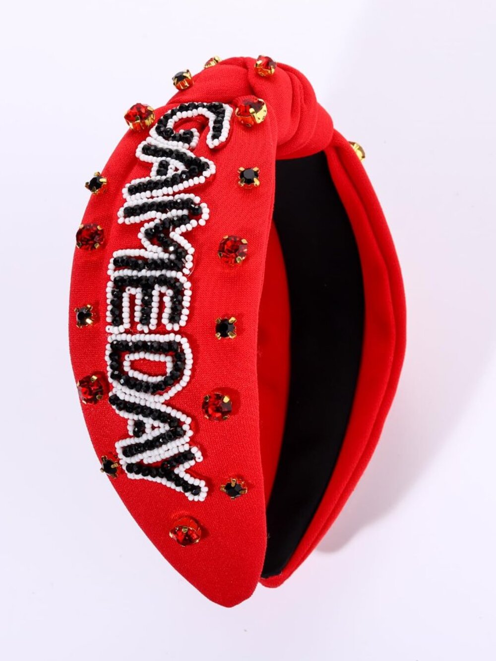 Georgia Bulldogs College Football Red Black Fans Gameday Beaded Headband NEW